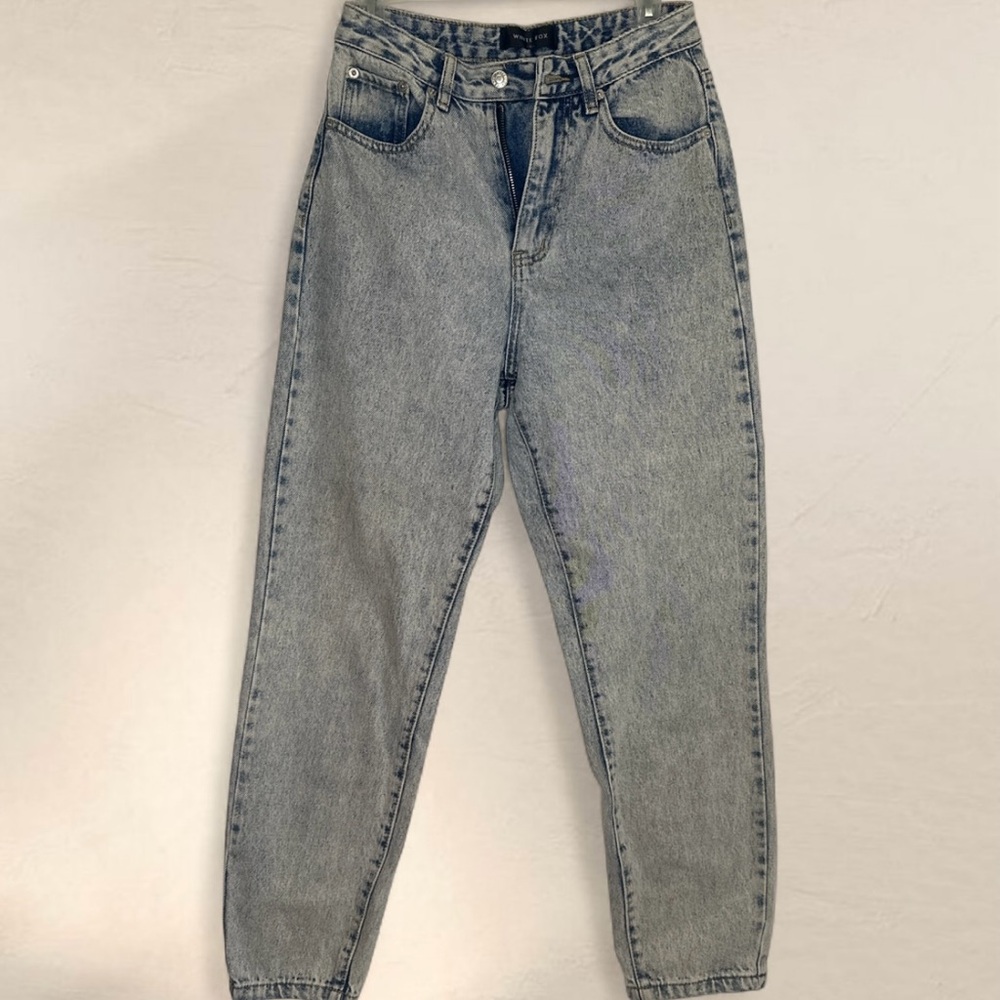 White Fox Boutique high waisted straight leg denim jeans